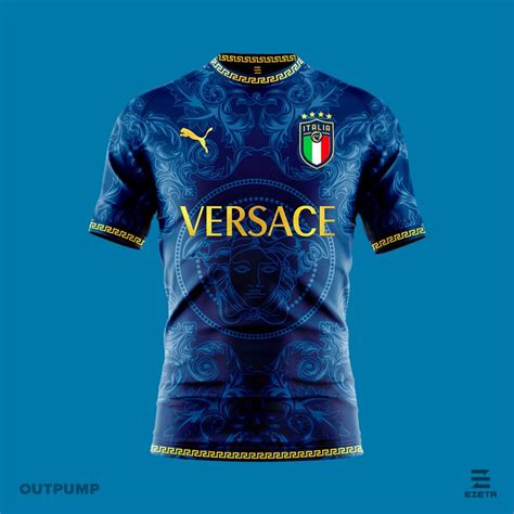 maglia italia versace adidas